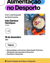 Formação "Alimentação no Desporto"